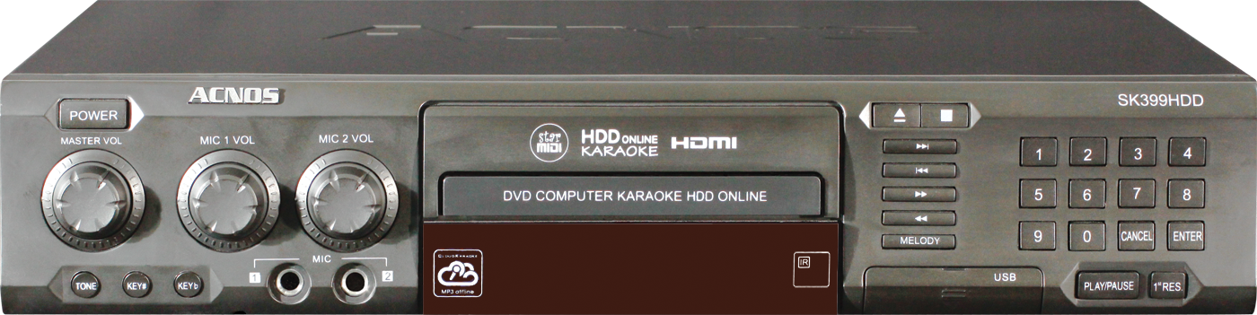 ĐẦU DVD KARAOKE ACNOS SK399HDD