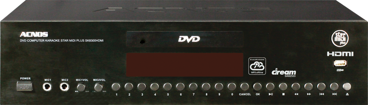 ĐẦU DVD KARAOKE ACNOS SK8300HDMI